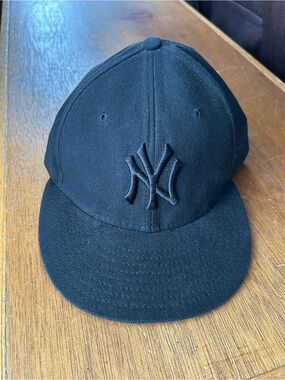 New Era Black 59FIFTY Fitted New York Yankees Cap